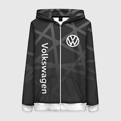 Женская толстовка на молнии Volkswagen - classic black