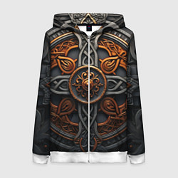 Женская толстовка на молнии Орнамент в викингском стиле