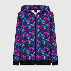 Женская толстовка на молнии Неоновый бум