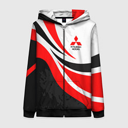 Женская толстовка на молнии Evo racer mitsubishi - uniform