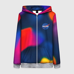 Женская толстовка на молнии Nasa gradient sportcolor