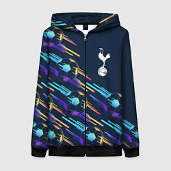 Женская толстовка на молнии Tottenham градиентные мячи