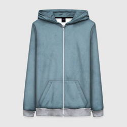 Женская толстовка на молнии Бирюзовый флёр