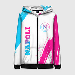 Женская толстовка на молнии Napoli neon gradient style вертикально