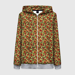 Женская толстовка на молнии Камуфляж победы