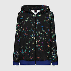 Женская толстовка на молнии Симфония перьев