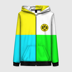 Женская толстовка на молнии Borussia color cport