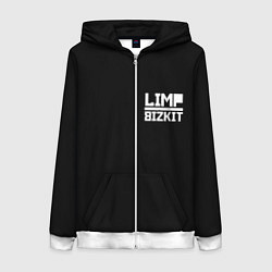 Женская толстовка на молнии Lim Bizkit logo