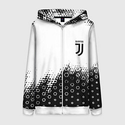 Женская толстовка на молнии Juventus sport steel