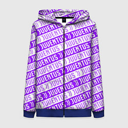 Женская толстовка на молнии Juventus pattern