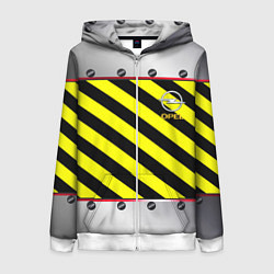 Женская толстовка на молнии Opel линии