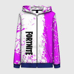 Женская толстовка на молнии Fortnite pink color