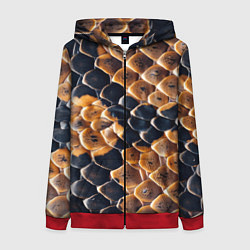 Женская толстовка на молнии Змеиный талисман