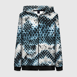 Женская толстовка на молнии Из кожи змеи