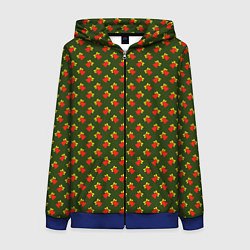 Женская толстовка на молнии Звонкие колокольчики