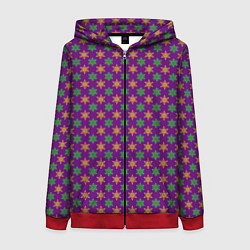 Женская толстовка на молнии Вихрь снежинок