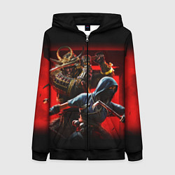 Женская толстовка на молнии Assassins Creed Тени