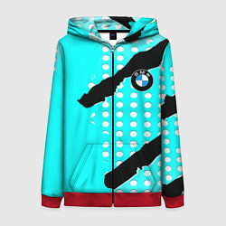Женская толстовка на молнии BMW sport краски
