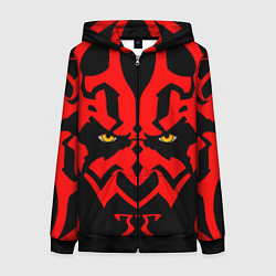 Женская толстовка на молнии Лицо Дарт Мола