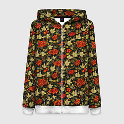 Женская толстовка на молнии Традиционный русский узор