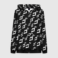 Женская толстовка на молнии JoJo pattern