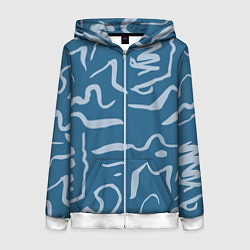 Женская толстовка на молнии Геометрический узор