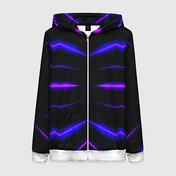 Женская толстовка на молнии Color multicoloured neon