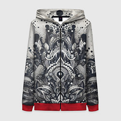 Женская толстовка на молнии Abstract pattern - graffiti
