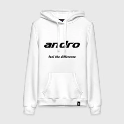 Женская толстовка-худи Andro: Feel the difference