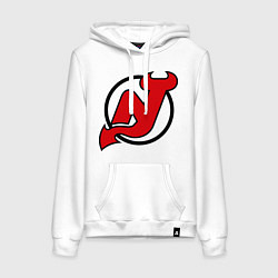 Женская толстовка-худи New Jersey Devils