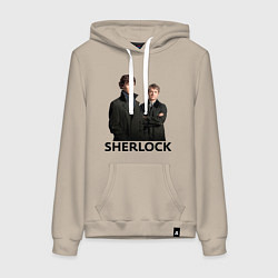 Женская толстовка-худи Sherlock