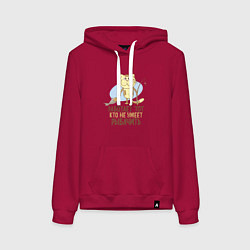 Женская толстовка-худи Кто не умеет рыбачить