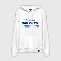 Женская толстовка-худи Time for Hardstyle