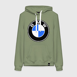 Женская толстовка-худи Logo BMW