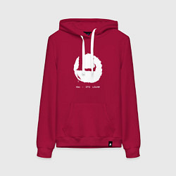 Толстовка-худи хлопковая женская Мы - это Louna, цвет: маджента