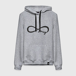 Женская толстовка-худи Вечно молодой