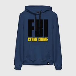 Женская толстовка-худи FBI: Cyber Crime
