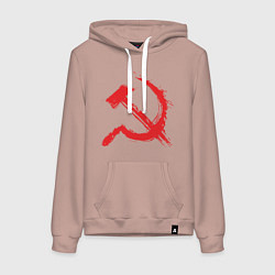 Женская толстовка-худи Cерп и молот