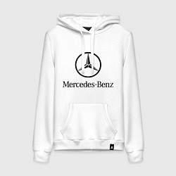 Женская толстовка-худи Logo Mercedes-Benz