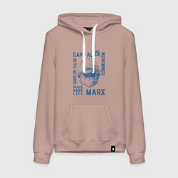 Женская толстовка-худи Marx: Capital