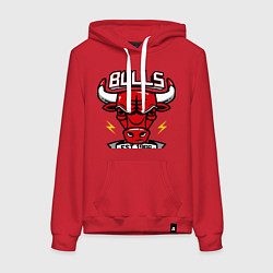 Женская толстовка-худи Chicago Bulls est. 1966