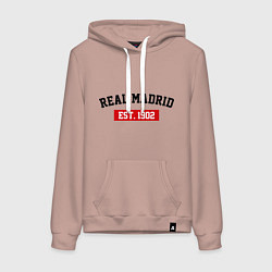 Женская толстовка-худи FC Real Madrid Est. 1902