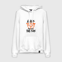 Женская толстовка-худи Rise & Seek the Fire