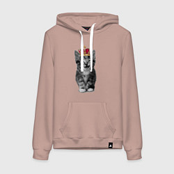 Женская толстовка-худи Meow kitten