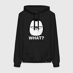 Женская толстовка-худи What?