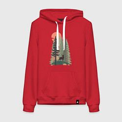 Женская толстовка-худи Forest Adventure