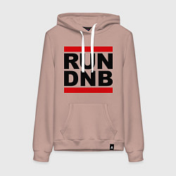 Женская толстовка-худи RUN DNB