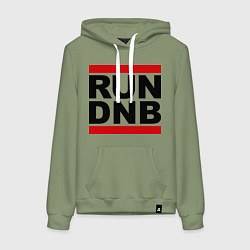 Женская толстовка-худи RUN DNB