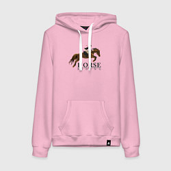 Женская толстовка-худи HORSE RIDING