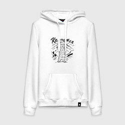 Женская толстовка-худи Камчатка